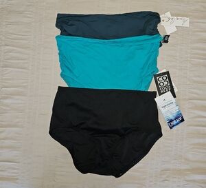 Coco Reef Women's Swim Bottoms - Black, Teal, and Dark Teal